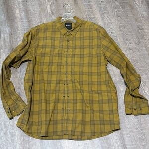5.11 Tactical Yellow Plaid Casual Button Down Shirt
